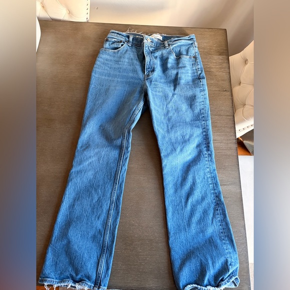 Abercrombie & Fitch Denim - Abercrombie & Fitch 12S 70s Flare Blue Jeans Ultra High Rise